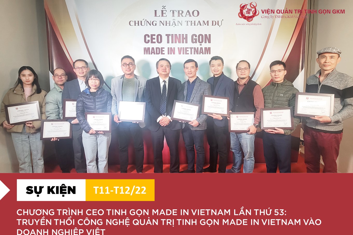 The 53rd Made in Vietnam Lean CEO Program, infusing Made in Vietnam ...